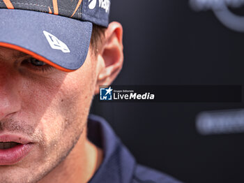 2024-07-20 - #1 Max Verstappen Of The Team Oracle Red Bull Racing, Red Bull Honda RB20 In Paddock During Fia Formula One World Championship F1 Hungarian Grand Prix 2024, 20 July In Budapest, Hungarian - FORMULA 1 HUNGARIAN GRAND PRIX 2024 - PRACTICE 3  - FORMULA 1 - MOTORS