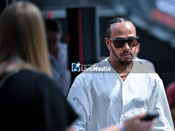 2024-07-20 - #44 Lewis Hamilton Of The Team Mercedes-Amg Petronas Formula One Team, Mercedes W15In Paddock During Fia Formula One World Championship F1 Hungarian Grand Prix 2024, 20 July In Budapest, Hungarian - FORMULA 1 HUNGARIAN GRAND PRIX 2024 - PRACTICE 3  - FORMULA 1 - MOTORS