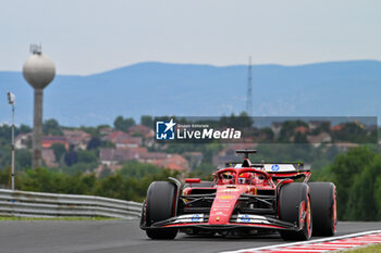 2024-07-20 - #16 Charles Leclerc Of The Team Scuderia Ferrari HP, Ferrari SF-24 ,They Face Practice Session 3,During Fia Formula One World Championship F1 Hungarian Grand Prix 2024, 20 July In Budapest, Hungarian - FORMULA 1 HUNGARIAN GRAND PRIX 2024 - PRACTICE 3  - FORMULA 1 - MOTORS