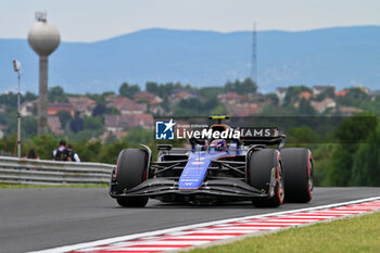 2024-07-20 - #2 Logan Sargeant Of The Team Williams Racing, Williams Mercedes FW46,They Face Practice Session 3,During Fia Formula One World Championship F1 Hungarian Grand Prix 2024, 20 July In Budapest, Hungarian - FORMULA 1 HUNGARIAN GRAND PRIX 2024 - PRACTICE 3  - FORMULA 1 - MOTORS