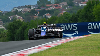 2024-07-20 - #2 Logan Sargeant Of The Team Williams Racing, Williams Mercedes FW46,They Face Practice Session 3,During Fia Formula One World Championship F1 Hungarian Grand Prix 2024, 20 July In Budapest, Hungarian - FORMULA 1 HUNGARIAN GRAND PRIX 2024 - PRACTICE 3  - FORMULA 1 - MOTORS