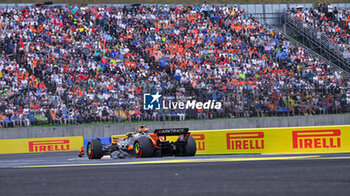 2024-07-20 - #4 Lando Norris Of The Team Mclaren Formula 1 Team, Mclaren Mercedes MCL38,Qualifying Session, During Fia Formula One World Championship F1 Hungarian Grand Prix 2024, 20 July In Budapest, Hungarian - FORMULA 1 HUNGARIAN GRAND PRIX 2024 - QUALIFYING - FORMULA 1 - MOTORS