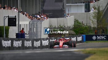 2024-07-20 - #55 Carlos Sainz Of The Team Scuderia Ferrari HP, Ferrari SF-24,Qualifying Session, During Fia Formula One World Championship F1 Hungarian Grand Prix 2024, 20 July In Budapest, Hungarian - FORMULA 1 HUNGARIAN GRAND PRIX 2024 - QUALIFYING - FORMULA 1 - MOTORS