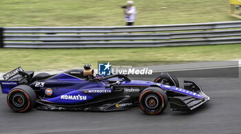 2024-07-20 - N°23 Alexander Albon GBR Williams Racing - FORMULA 1 HUNGARIAN GRAND PRIX 2024 - PRACTICE 3 AND QUALIFYING - FORMULA 1 - MOTORS