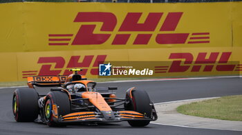 2024-07-20 - N°4 Lando Norris GBR McLaren Formula 1 Team - FORMULA 1 HUNGARIAN GRAND PRIX 2024 - PRACTICE 3 AND QUALIFYING - FORMULA 1 - MOTORS