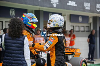 2024-07-20 - N°4 Lando Norris GBR McLaren Formula 1 Team e N°81 Oscar Piastri AUS McLaren Formula 1 Team - FORMULA 1 HUNGARIAN GRAND PRIX 2024 - PRACTICE 3 AND QUALIFYING - FORMULA 1 - MOTORS