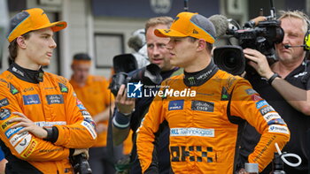 2024-07-20 - N°4 Lando Norris GBR McLaren Formula 1 Team N°81 Oscar Piastri AUS McLaren Formula 1 Team - FORMULA 1 HUNGARIAN GRAND PRIX 2024 - PRACTICE 3 AND QUALIFYING - FORMULA 1 - MOTORS