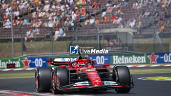 2024-07-19 - N°16 Charles Leclerc MC Scuderia Ferrari - FORMULA 1 HUNGARIAN GRAND PRIX 2024 - PRACTICE 1 AND PRACTICE 2 - FORMULA 1 - MOTORS