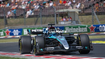 2024-07-19 - N°63 George Russel GBR Mercedes AMG PETRONAS Formula One Team - FORMULA 1 HUNGARIAN GRAND PRIX 2024 - PRACTICE 1 AND PRACTICE 2 - FORMULA 1 - MOTORS