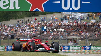 2024-07-19 - N°16 Charles Leclerc MC Scuderia Ferrari - FORMULA 1 HUNGARIAN GRAND PRIX 2024 - PRACTICE 1 AND PRACTICE 2 - FORMULA 1 - MOTORS