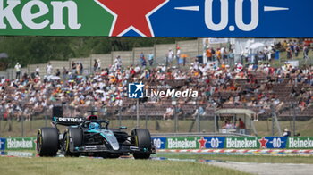 2024-07-19 - N°63 George Russel GBR Mercedes AMG PETRONAS Formula One Team - FORMULA 1 HUNGARIAN GRAND PRIX 2024 - PRACTICE 1 AND PRACTICE 2 - FORMULA 1 - MOTORS