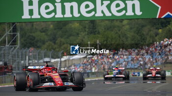 2024-07-19 - N°16 Charles Leclerc MC Scuderia Ferrari - FORMULA 1 HUNGARIAN GRAND PRIX 2024 - PRACTICE 1 AND PRACTICE 2 - FORMULA 1 - MOTORS