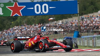 2024-07-19 - N°16 Charles Leclerc MC Scuderia Ferrari - FORMULA 1 HUNGARIAN GRAND PRIX 2024 - PRACTICE 1 AND PRACTICE 2 - FORMULA 1 - MOTORS