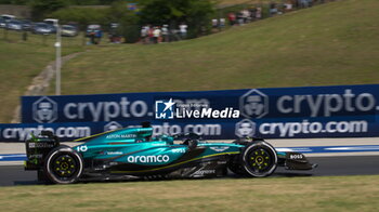 2024-07-19 - N°18 Lance Stroll CAN Aston Martin Aramco Formula One Team - FORMULA 1 HUNGARIAN GRAND PRIX 2024 - PRACTICE 1 AND PRACTICE 2 - FORMULA 1 - MOTORS