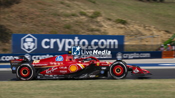 2024-07-19 - N°55 Carlos Sainz MEX Scuderia Ferrari - FORMULA 1 HUNGARIAN GRAND PRIX 2024 - PRACTICE 1 AND PRACTICE 2 - FORMULA 1 - MOTORS