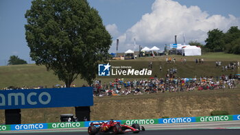 2024-07-19 - N°16 Charles Leclerc MC Scuderia Ferrari - FORMULA 1 HUNGARIAN GRAND PRIX 2024 - PRACTICE 1 AND PRACTICE 2 - FORMULA 1 - MOTORS