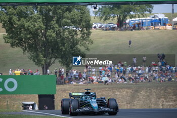 2024-07-19 - N°18 Lance Stroll CAN Aston Martin Aramco Formula One Team - FORMULA 1 HUNGARIAN GRAND PRIX 2024 - PRACTICE 1 AND PRACTICE 2 - FORMULA 1 - MOTORS