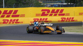 2024-07-19 - N°4 Lando Norris GBR McLaren Formula 1 Team - FORMULA 1 HUNGARIAN GRAND PRIX 2024 - PRACTICE 1 AND PRACTICE 2 - FORMULA 1 - MOTORS