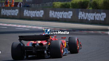 2024-07-19 - N°55 Carlos Sainz MEX Scuderia Ferrari - FORMULA 1 HUNGARIAN GRAND PRIX 2024 - PRACTICE 1 AND PRACTICE 2 - FORMULA 1 - MOTORS