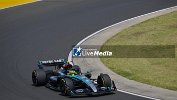 2024-07-19 - N°44 Lewis Hamilton GBR Mercedes AMG PETRONAS Formula One Team - FORMULA 1 HUNGARIAN GRAND PRIX 2024 - PRACTICE 1 AND PRACTICE 2 - FORMULA 1 - MOTORS