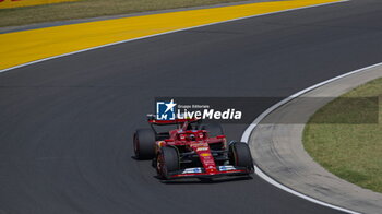 2024-07-19 - N°16 Charles Leclerc MC Scuderia Ferrari - FORMULA 1 HUNGARIAN GRAND PRIX 2024 - PRACTICE 1 AND PRACTICE 2 - FORMULA 1 - MOTORS