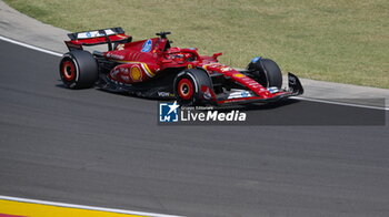 2024-07-19 - N°16 Charles Leclerc MC Scuderia Ferrari - FORMULA 1 HUNGARIAN GRAND PRIX 2024 - PRACTICE 1 AND PRACTICE 2 - FORMULA 1 - MOTORS