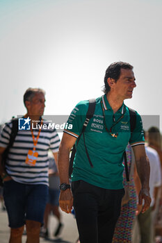 2024-07-19 - Pedro De La Rosa, (ESP) former F1 driver, now Aramco Aston Martin Mercedes ambassador during the Hungarian GP, Budapest 18-21 July 2024 Formula 1 World championship 2024. - FORMULA 1 HUNGARIAN GRAND PRIX 2024 - PRACTICE 1 AND PRACTICE 2 - FORMULA 1 - MOTORS