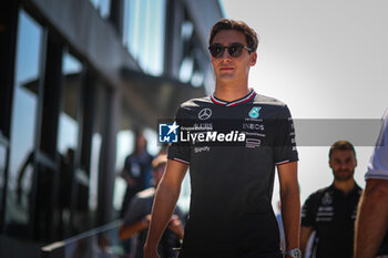 2024-07-19 - 63 George Russell, (GRB) AMG Mercedes Ineos during the Hungarian GP, Budapest 18-21 July 2024 Formula 1 World championship 2024. - FORMULA 1 HUNGARIAN GRAND PRIX 2024 - PRACTICE 1 AND PRACTICE 2 - FORMULA 1 - MOTORS