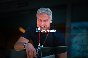 2024-07-19 - David Coulthard (GRB) former f1 driver, with RedBull Racing, McLaren and Williams, now TV commentator, during the Hungarian GP, Budapest 18-21 July 2024 Formula 1 World championship 2024. - FORMULA 1 HUNGARIAN GRAND PRIX 2024 - PRACTICE 1 AND PRACTICE 2 - FORMULA 1 - MOTORS