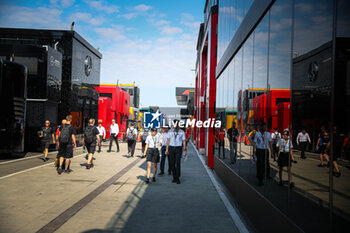 2024-07-19 - General Paddock view, during the Hungarian GP, Budapest 18-21 July 2024 Formula 1 World championship 2024. - FORMULA 1 HUNGARIAN GRAND PRIX 2024 - PRACTICE 1 AND PRACTICE 2 - FORMULA 1 - MOTORS