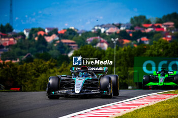 2024-07-19 - 63 George Russell, (GRB) AMG Mercedes Ineos during the Hungarian GP, Budapest 18-21 July 2024 Formula 1 World championship 2024. - FORMULA 1 HUNGARIAN GRAND PRIX 2024 - PRACTICE 1 AND PRACTICE 2 - FORMULA 1 - MOTORS