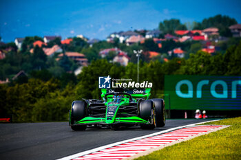 2024-07-19 - 24 Guanyu Zhou, (CHI) Stake F1 Team Kick Sauber during the Hungarian GP, Budapest 18-21 July 2024 Formula 1 World championship 2024. - FORMULA 1 HUNGARIAN GRAND PRIX 2024 - PRACTICE 1 AND PRACTICE 2 - FORMULA 1 - MOTORS