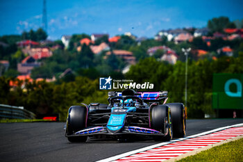 2024-07-19 - 10 Pierre Gasly, (FRA) Alpine F1 Team during the Hungarian GP, Budapest 18-21 July 2024 Formula 1 World championship 2024. - FORMULA 1 HUNGARIAN GRAND PRIX 2024 - PRACTICE 1 AND PRACTICE 2 - FORMULA 1 - MOTORS