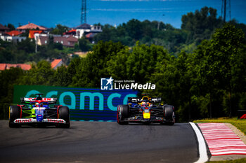 2024-07-19 - 01 Max Verstappen, (NED) Oracle Red Bull Racing, Honda during the Hungarian GP, Budapest 18-21 July 2024 Formula 1 World championship 2024. - FORMULA 1 HUNGARIAN GRAND PRIX 2024 - PRACTICE 1 AND PRACTICE 2 - FORMULA 1 - MOTORS