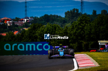 2024-07-19 - 10 Pierre Gasly, (FRA) Alpine F1 Team during the Hungarian GP, Budapest 18-21 July 2024 Formula 1 World championship 2024. - FORMULA 1 HUNGARIAN GRAND PRIX 2024 - PRACTICE 1 AND PRACTICE 2 - FORMULA 1 - MOTORS