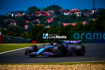 2024-07-19 - 31 Esteban Ocon, (FRA) Alpine F1 Team during the Hungarian GP, Budapest 18-21 July 2024 Formula 1 World championship 2024. - FORMULA 1 HUNGARIAN GRAND PRIX 2024 - PRACTICE 1 AND PRACTICE 2 - FORMULA 1 - MOTORS