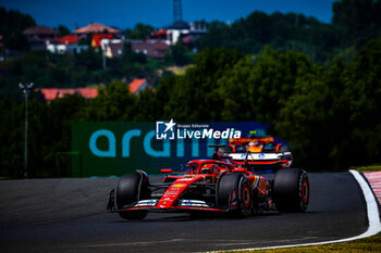 2024-07-19 - 16 Charles Leclerc, (MON) Scuderia Ferrari during the Hungarian GP, Budapest 18-21 July 2024 Formula 1 World championship 2024. - FORMULA 1 HUNGARIAN GRAND PRIX 2024 - PRACTICE 1 AND PRACTICE 2 - FORMULA 1 - MOTORS