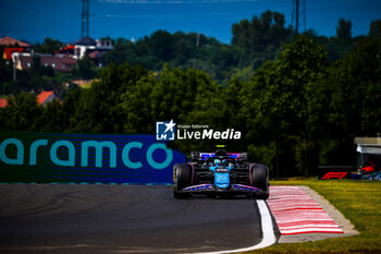 2024-07-19 - 10 Pierre Gasly, (FRA) Alpine F1 Team during the Hungarian GP, Budapest 18-21 July 2024 Formula 1 World championship 2024. - FORMULA 1 HUNGARIAN GRAND PRIX 2024 - PRACTICE 1 AND PRACTICE 2 - FORMULA 1 - MOTORS