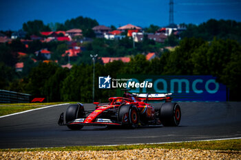 2024-07-19 - 16 Charles Leclerc, (MON) Scuderia Ferrari during the Hungarian GP, Budapest 18-21 July 2024 Formula 1 World championship 2024. - FORMULA 1 HUNGARIAN GRAND PRIX 2024 - PRACTICE 1 AND PRACTICE 2 - FORMULA 1 - MOTORS