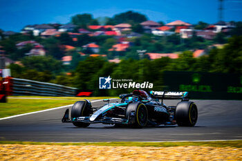 2024-07-19 - 63 George Russell, (GRB) AMG Mercedes Ineos during the Hungarian GP, Budapest 18-21 July 2024 Formula 1 World championship 2024. - FORMULA 1 HUNGARIAN GRAND PRIX 2024 - PRACTICE 1 AND PRACTICE 2 - FORMULA 1 - MOTORS