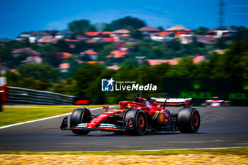 2024-07-19 - 16 Charles Leclerc, (MON) Scuderia Ferrari during the Hungarian GP, Budapest 18-21 July 2024 Formula 1 World championship 2024. - FORMULA 1 HUNGARIAN GRAND PRIX 2024 - PRACTICE 1 AND PRACTICE 2 - FORMULA 1 - MOTORS