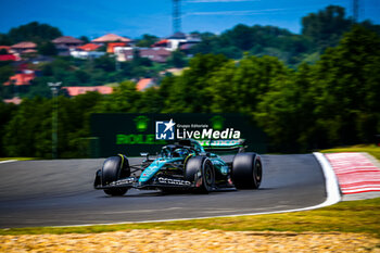 2024-07-19 - 14 Fernando Alonso, (ESP) Aramco Aston Martin Mercedes during the Hungarian GP, Budapest 18-21 July 2024 Formula 1 World championship 2024. - FORMULA 1 HUNGARIAN GRAND PRIX 2024 - PRACTICE 1 AND PRACTICE 2 - FORMULA 1 - MOTORS