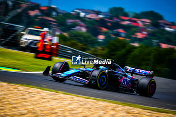 2024-07-19 - 10 Pierre Gasly, (FRA) Alpine F1 Team during the Hungarian GP, Budapest 18-21 July 2024 Formula 1 World championship 2024. - FORMULA 1 HUNGARIAN GRAND PRIX 2024 - PRACTICE 1 AND PRACTICE 2 - FORMULA 1 - MOTORS