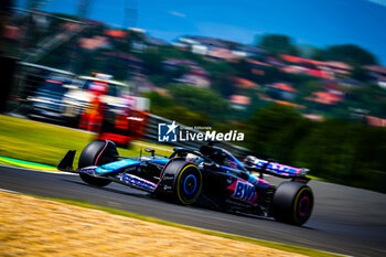 2024-07-19 - 31 Esteban Ocon, (FRA) Alpine F1 Team during the Hungarian GP, Budapest 18-21 July 2024 Formula 1 World championship 2024. - FORMULA 1 HUNGARIAN GRAND PRIX 2024 - PRACTICE 1 AND PRACTICE 2 - FORMULA 1 - MOTORS