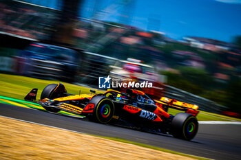 2024-07-19 - 81 Oscar Piastri, (AUS) McLaren Mercedes during the Hungarian GP, Budapest 18-21 July 2024 Formula 1 World championship 2024. - FORMULA 1 HUNGARIAN GRAND PRIX 2024 - PRACTICE 1 AND PRACTICE 2 - FORMULA 1 - MOTORS