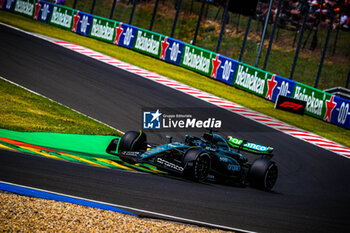 2024-07-19 - 18 Lance Stroll, (CND) Aramco Aston Martin Mercedes during the Hungarian GP, Budapest 18-21 July 2024 Formula 1 World championship 2024. - FORMULA 1 HUNGARIAN GRAND PRIX 2024 - PRACTICE 1 AND PRACTICE 2 - FORMULA 1 - MOTORS