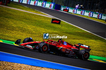 2024-07-19 - 55 Carlos Sainz, (ESP) Scuderia Ferrari during the Hungarian GP, Budapest 18-21 July 2024 Formula 1 World championship 2024. - FORMULA 1 HUNGARIAN GRAND PRIX 2024 - PRACTICE 1 AND PRACTICE 2 - FORMULA 1 - MOTORS