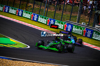 2024-07-19 - 24 Guanyu Zhou, (CHI) Stake F1 Team Kick Sauber during the Hungarian GP, Budapest 18-21 July 2024 Formula 1 World championship 2024. - FORMULA 1 HUNGARIAN GRAND PRIX 2024 - PRACTICE 1 AND PRACTICE 2 - FORMULA 1 - MOTORS