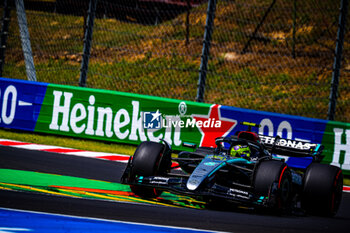 2024-07-19 - 44 Lewis Hamilton, (GRB) AMG Mercedes Ineos during the Hungarian GP, Budapest 18-21 July 2024 Formula 1 World championship 2024. - FORMULA 1 HUNGARIAN GRAND PRIX 2024 - PRACTICE 1 AND PRACTICE 2 - FORMULA 1 - MOTORS