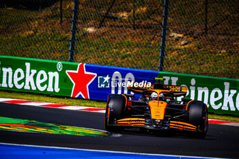 2024-07-19 - 04 Lando Norris, (GRB) McLaren Mercedes during the Hungarian GP, Budapest 18-21 July 2024 Formula 1 World championship 2024. - FORMULA 1 HUNGARIAN GRAND PRIX 2024 - PRACTICE 1 AND PRACTICE 2 - FORMULA 1 - MOTORS